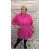 Košilové šaty plus size