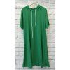 Šaty s kapucí plus size