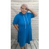 Šaty s kapucí plus size