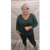 Dlouhé tričko plus size