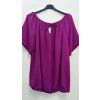 Halenka s tkaničkou plus size