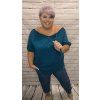 Halenka s tkaničkou plus size