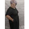 Elegantní bavlněné šaty plus size