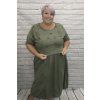 Elegantní bavlněné šaty plus size