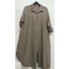 Mušelínové košilové šaty plus size