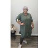 Mušelínové košilové šaty plus size