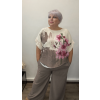 Viskózová halenka plus size