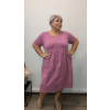Bavlněné šaty Lea - starorůžové