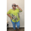 Kytičkovaná košile plus size
