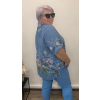 Kytičkovaná košile plus size
