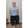 Plus size halenka len