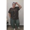 Plus size halenka len