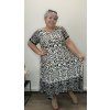 Viskózové šaty plus size