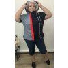 Tričko s kapucí plus size