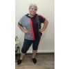 Tričko s kapucí plus size