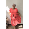 Šaty puntíky plus size