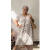 Šaty puntíky plus size