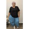 Riflové kalhoty plus size