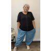 Riflové kalhoty plus size
