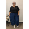 Riflové kalhoty plus size