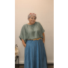 Lesklá halenka plus size