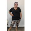 Capri kalhoty plus size