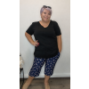 Capri kalhoty plus size