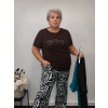 Tričko se zirkonem plus size