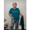 Tričko se zirkonem plus size