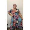 Viskózové šaty plus size