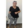 Legíny zebra plus size