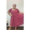 Lehoučké šaty do áčka plus size