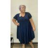 Lehoučké šaty do áčka plus size