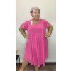 Lehoučké šaty do áčka plus size