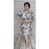 Viskózové šaty plus size