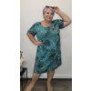 Šaty s kytkou plus size