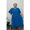 Plisované šaty plus size