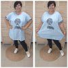 Bavlněná tunika plus size
