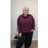 Máslová mikina plus size