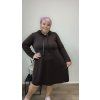 Máslové šaty plus size