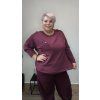 Pohodlná mikina plus size