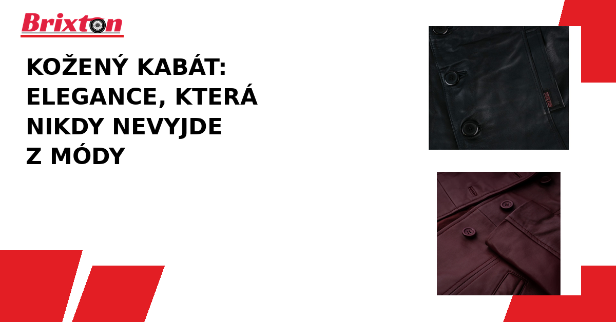 Kožený kabát – Elegance, která nikdy nevyjde z módy