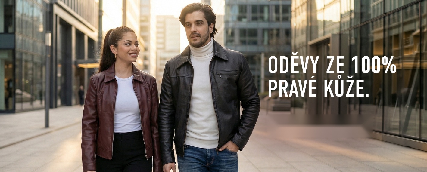 Oděvy ze 100% pravé kůže – chci stylovou bundu