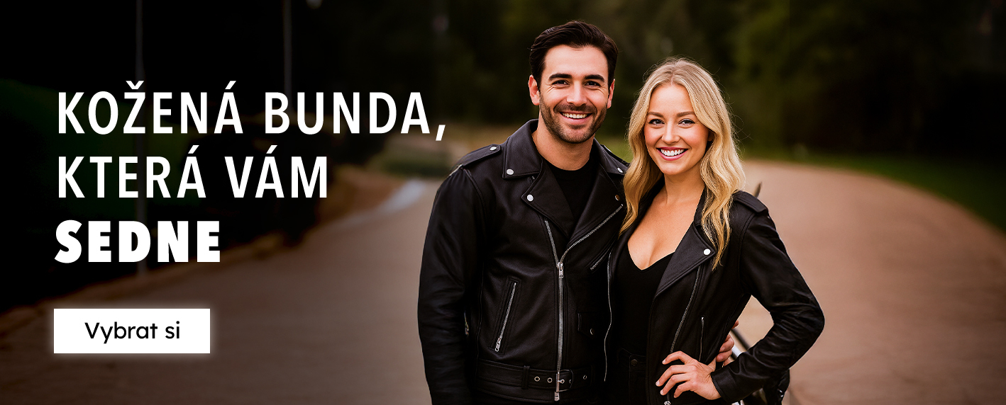 Kožená bunda, která vám sedne