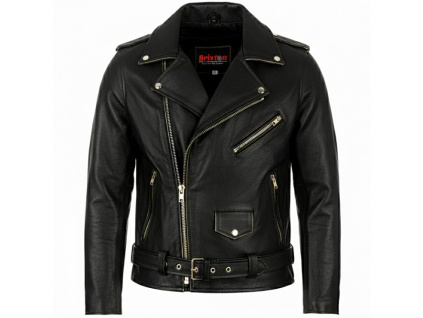 Kožená Bunda Křivák Rub Off