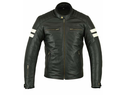 Pánská Kožená Bunda Legend Brixton Černá