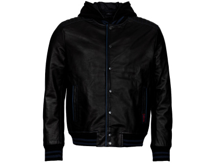 Pánská Kožená Bunda Blue Pearl Brixton Černá