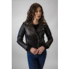 Dámská Kožená Bunda Křivák E-Style Valenza Brixton Černá