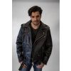 Pánská Kožená Bunda Křivák Zéroir Elite Brixton Černá