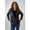 Dámská Kožená Bunda Křivák Sofie Tiffany Brixton Černá